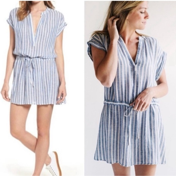 Rails Dresses & Skirts - RAILS Emma St Germain Blue and White Striped Mini Dress